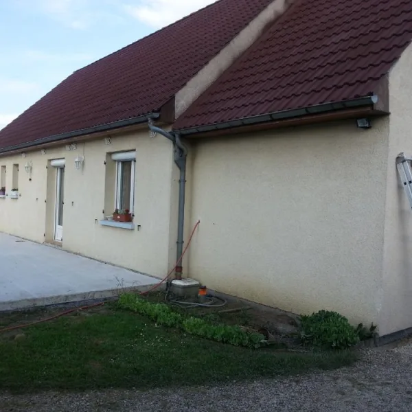 Peinture toiture, ravalement et peinture cache moineaux - Changement de gouttiere en zinc