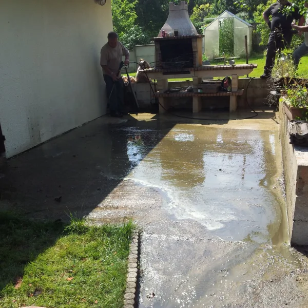 Nettoyage dallage au karcher