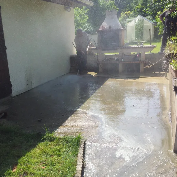 Nettoyage dallage au karcher