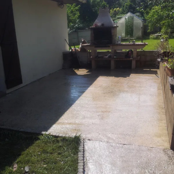 Nettoyage dallage au karcher
