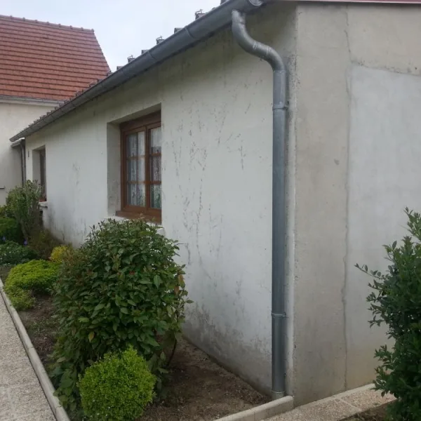 Nettoyage muret de façade et mise en peinture