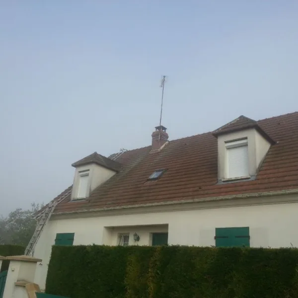 Nettoyage de toiture au karcher