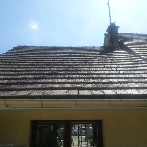 Nettoyage de toiture au karcher