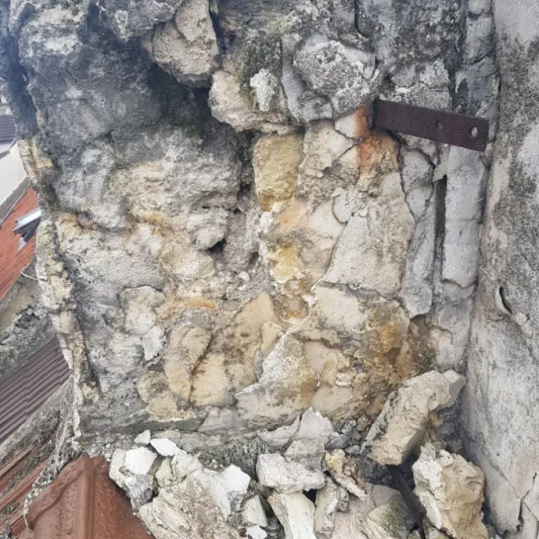 Démolition de cheminée