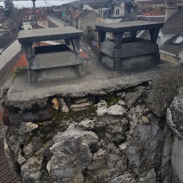 Démolition de cheminée