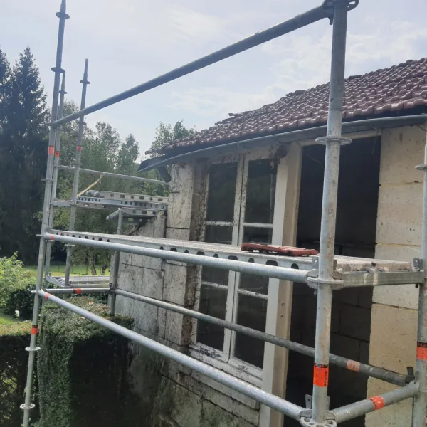 Couverture Ardoise et Tole Bac Acier + Charpente Pierrefonds