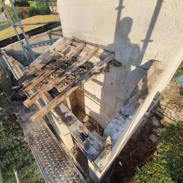 Couverture Ardoise et Tole Bac Acier + Charpente Pierrefonds