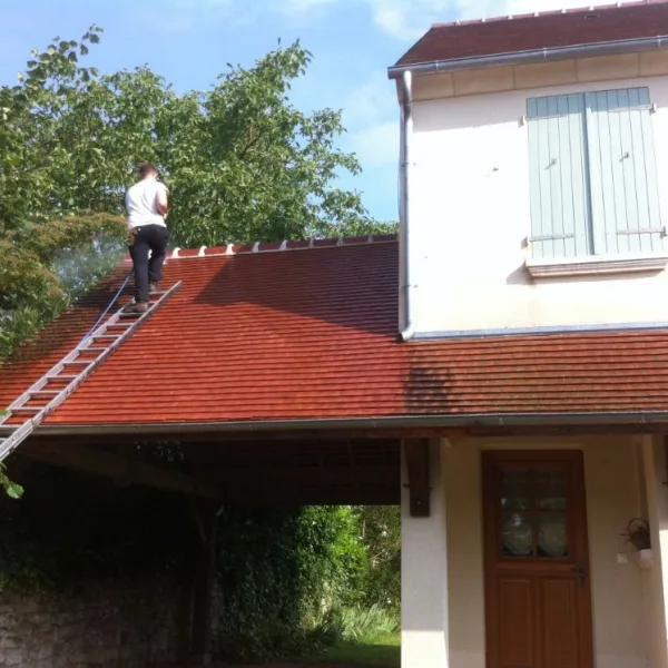 Nettoyage de toiture au karcher