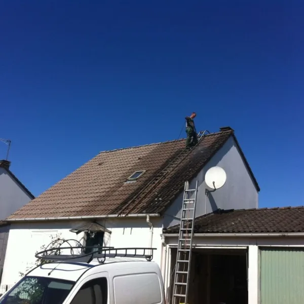 Nettoyage de toiture au karcher