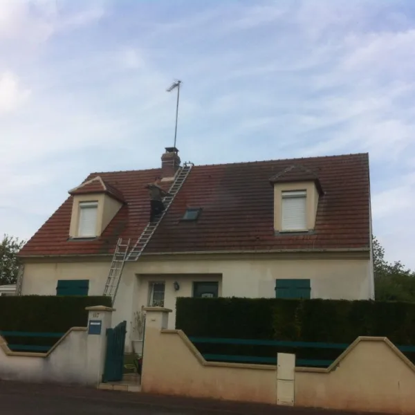 Nettoyage de toiture au karcher