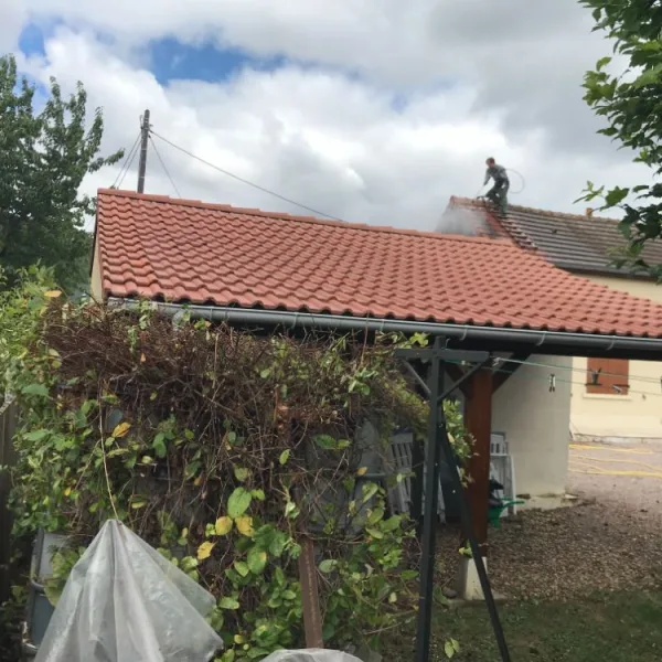 Nettoyage de toiture au karcher