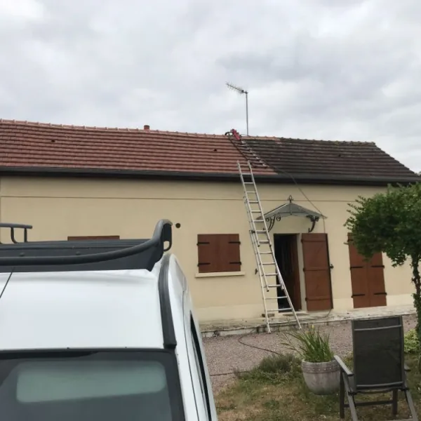 Nettoyage de toiture au karcher