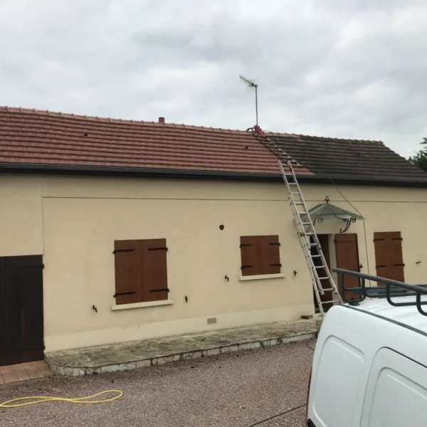 Nettoyage de toiture au karcher