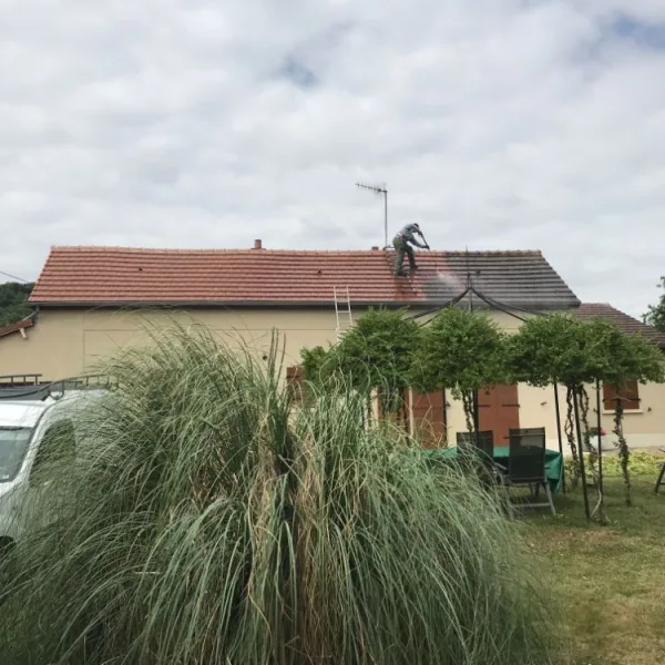 Nettoyage de toiture au karcher
