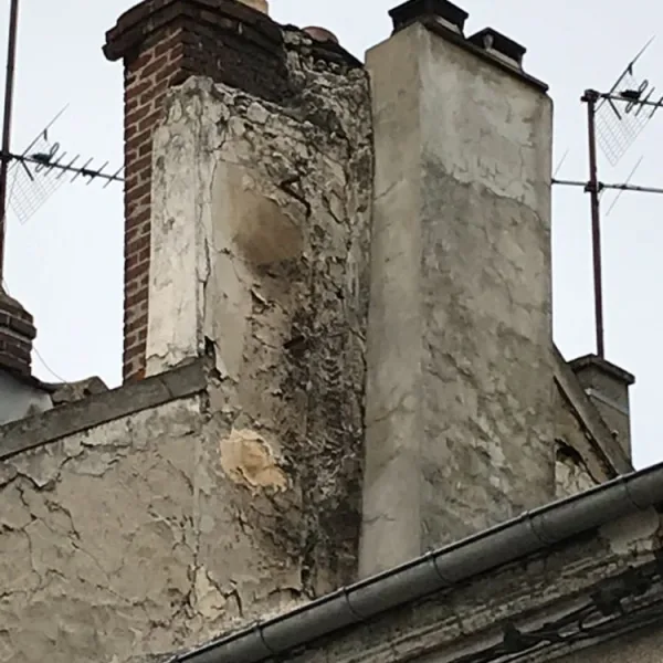 Démolition de cheminée